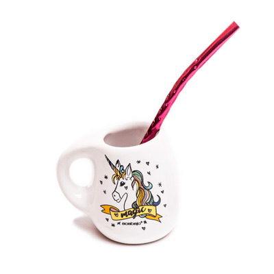 Mate con diseño de unicornio