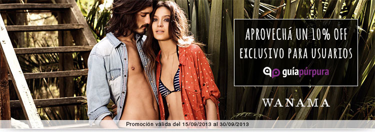 Wanama - 10% de descuento en tu compra online